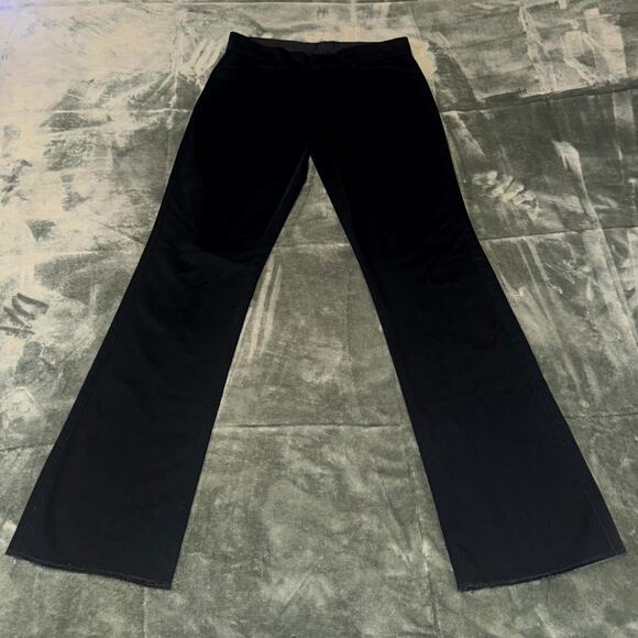 Culver’s Flare Pants Womens 4 Black Stretch Restaurant Uniform Workwear Mid-Rise - Picture 2 of 7